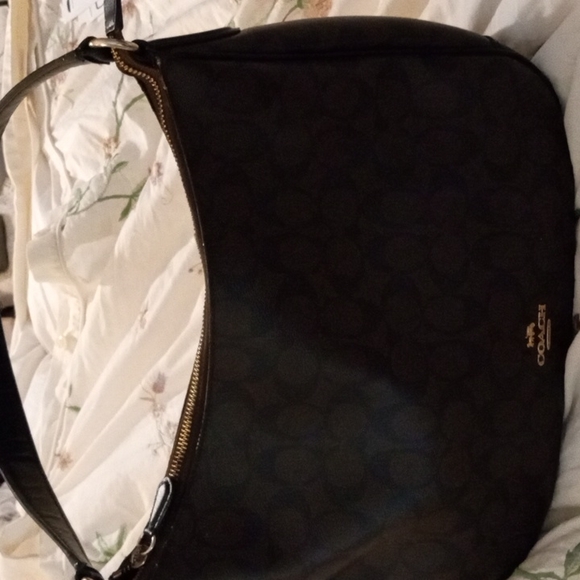 Coach Handbags - Gorgeous Sleek Dark brown classic Coach handbag